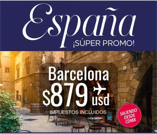 Reserva tu vuelo a Barcelona, España con Mundoregio Viajes