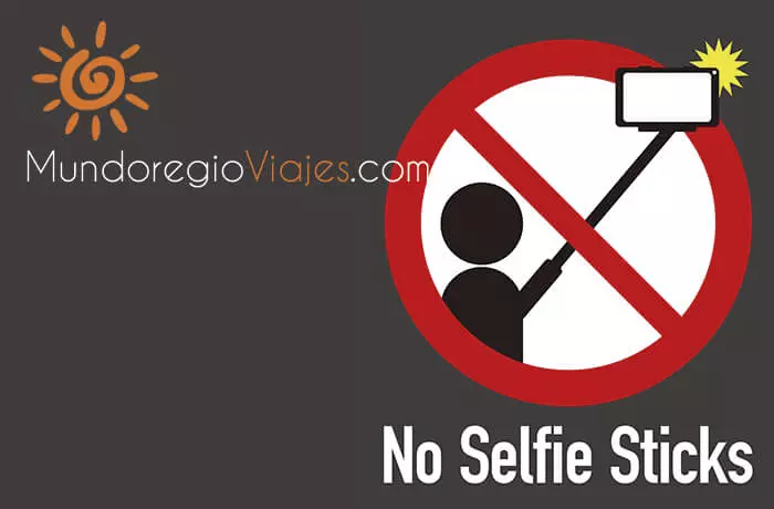 Lugares en donde no se permiten los Selfie Sticks con Mudnoregio Viajes Monterrey