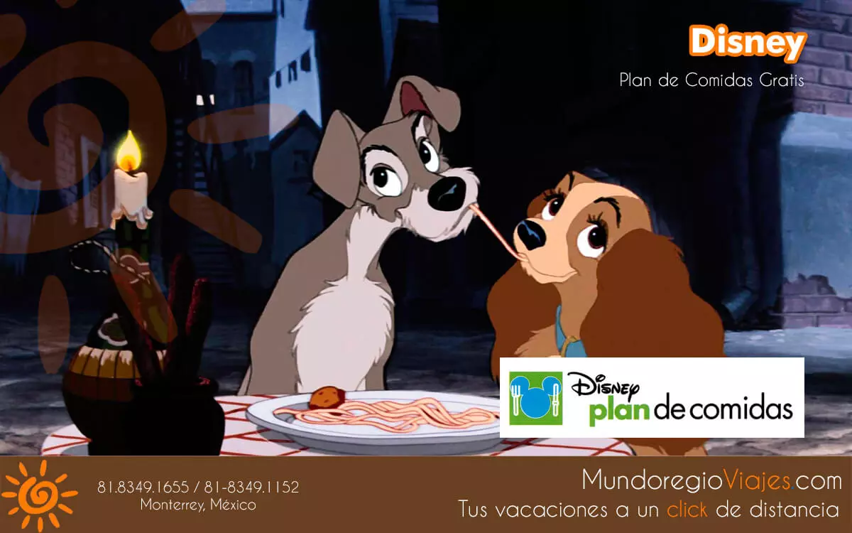 REserva tu viaje a Disney con el plan de comidas con Mundoregio Viajes