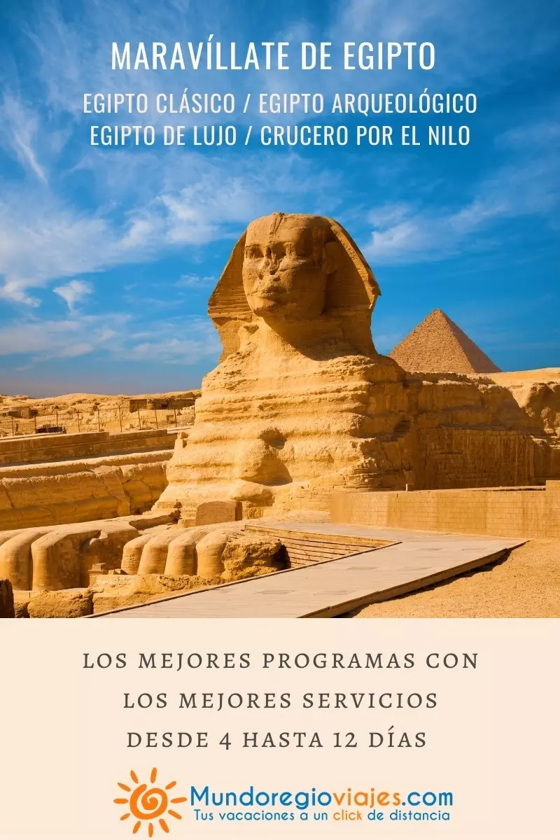 Maravillate de Egipto con Mundoregio Viajes